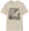 Travel Brochure T Shirt graphic tee Sand Size S Unisex