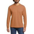 Eddie Bauer Men's Long Sleeve Crewneck Size Medium Orange Unisex