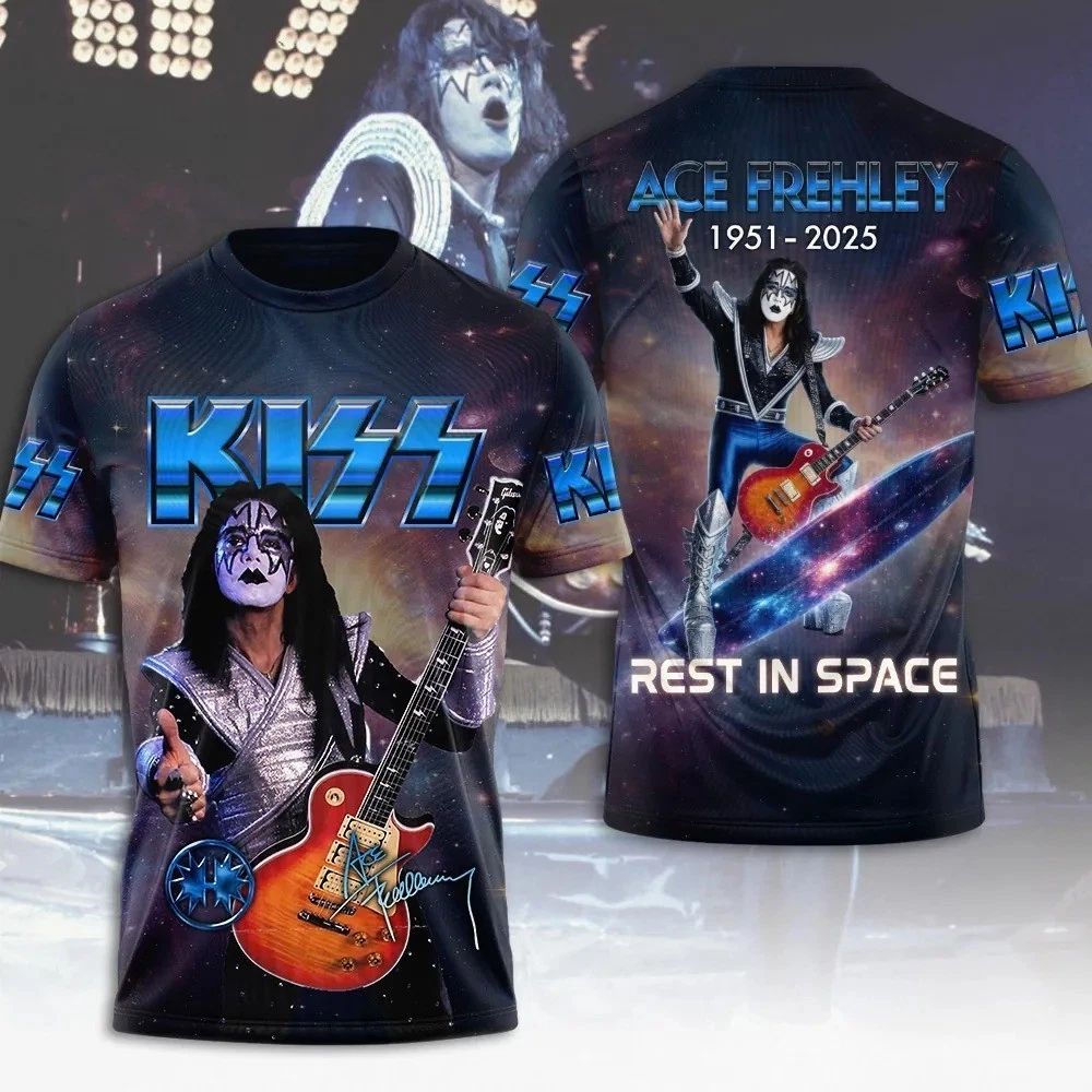 Ace Frehley 1951-2025 Rest In Space 3D Apparel Unisex