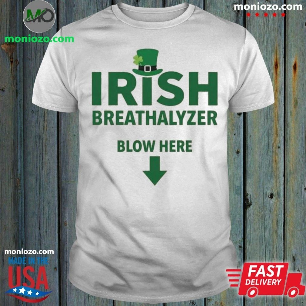Original Irish Breathalyzer St Patrick’s Day Drinking Shirt Unisex