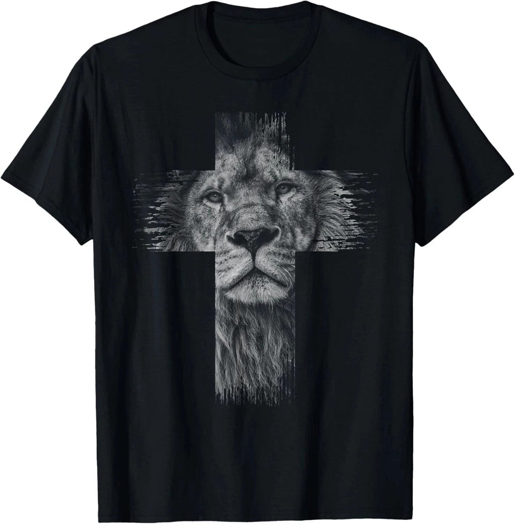 Christian Jesus Lion Tribe Judah Cross Gift Men Women Unisex