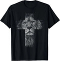 Christian Jesus Lion Tribe Judah Cross Gift Men Women Unisex