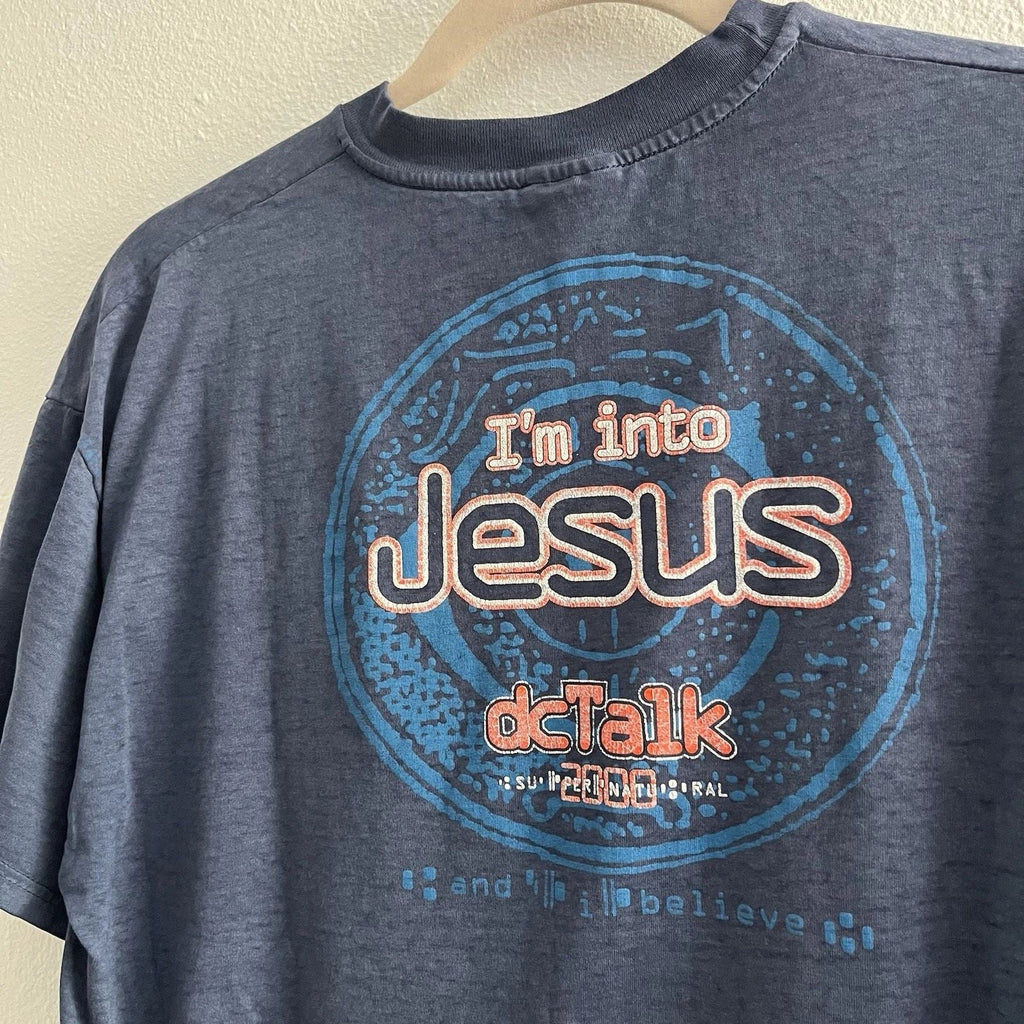 DC TALK Vintage XL Hey You 2000 Supernatural Tour I’m Into Jesus Band T Unisex