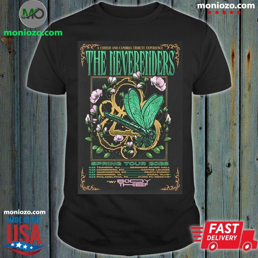 The Neverenders Spring 2026 Tour Poster Shirt Unisex