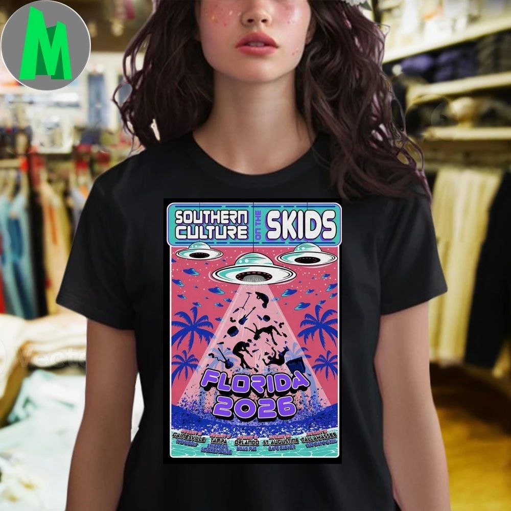 Southern Culture The Skids Florida Tour 2026 Poster Shirt Unisex