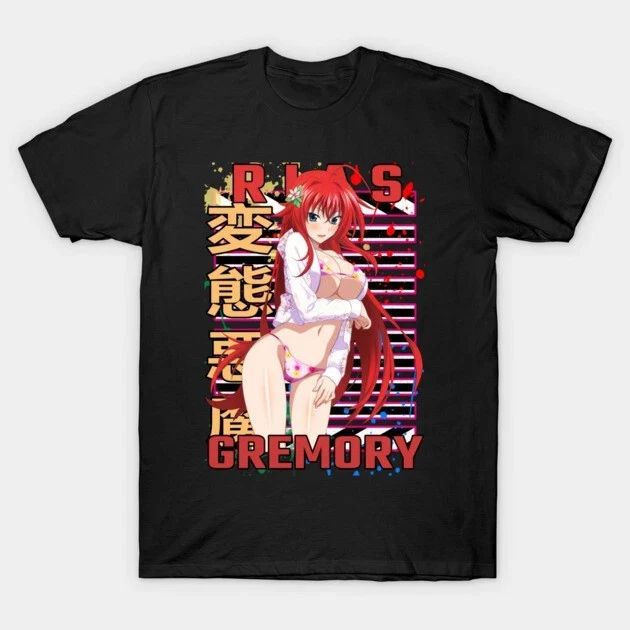 Anime Rias Gremorye DxD Waifu T Shirt Size S - 5XL Gift For Friends V3 Unisex