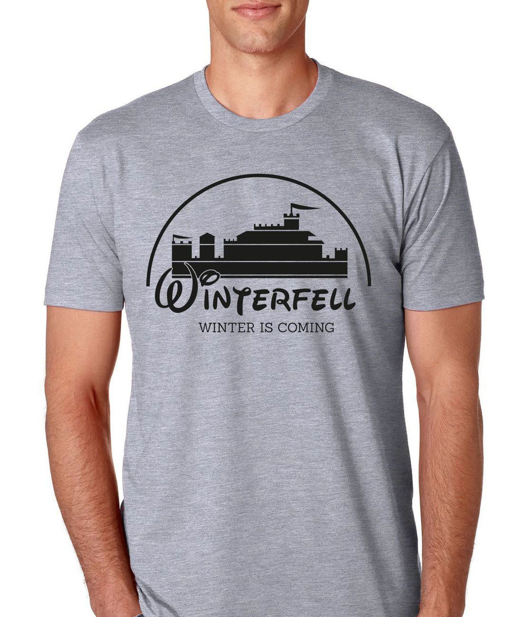 Game of Thrones "Winterfell Winter Is Coming" Athletic Fit Mens Unisex