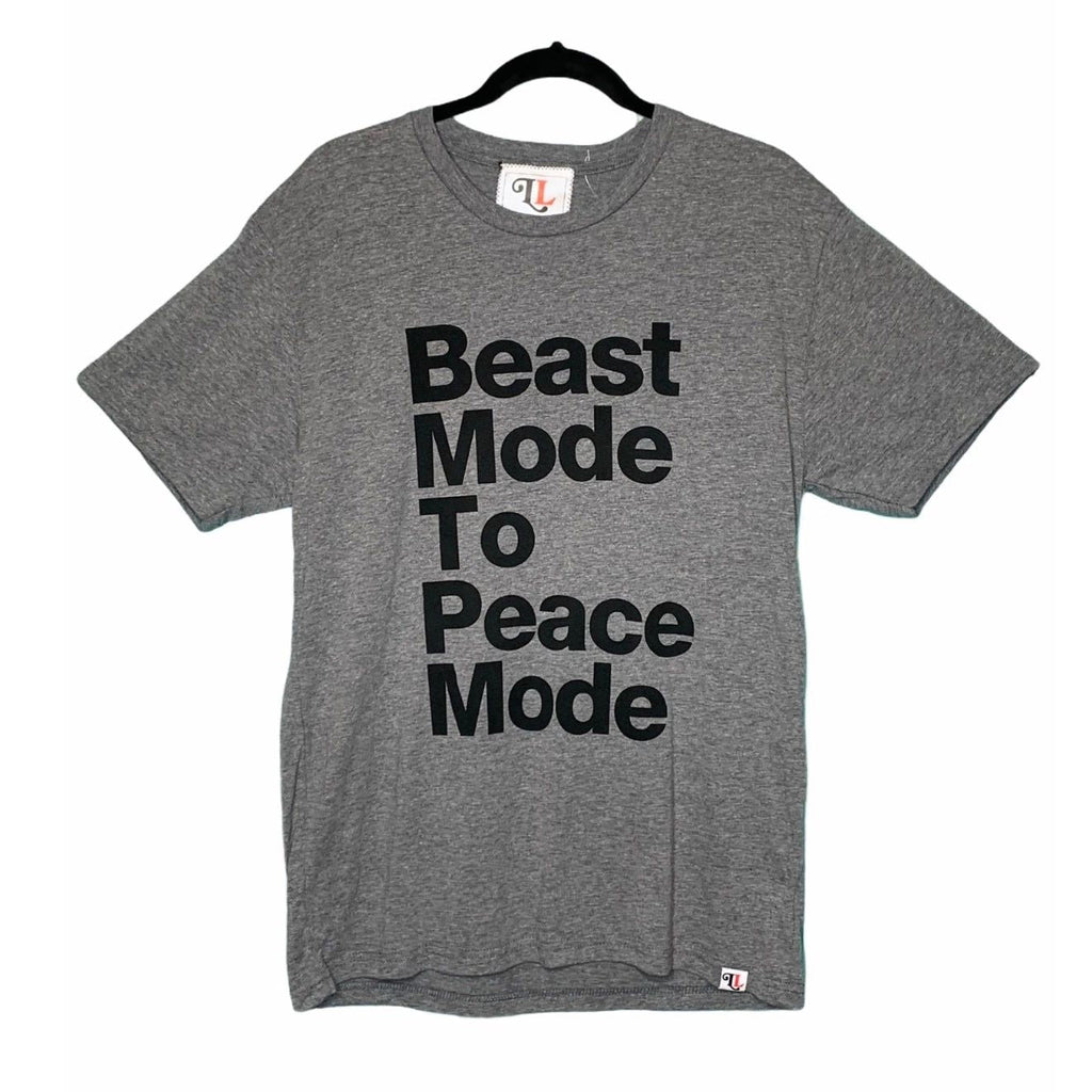 The Let Love Collection Gray Soft Trendy Graphic Size XL Unisex