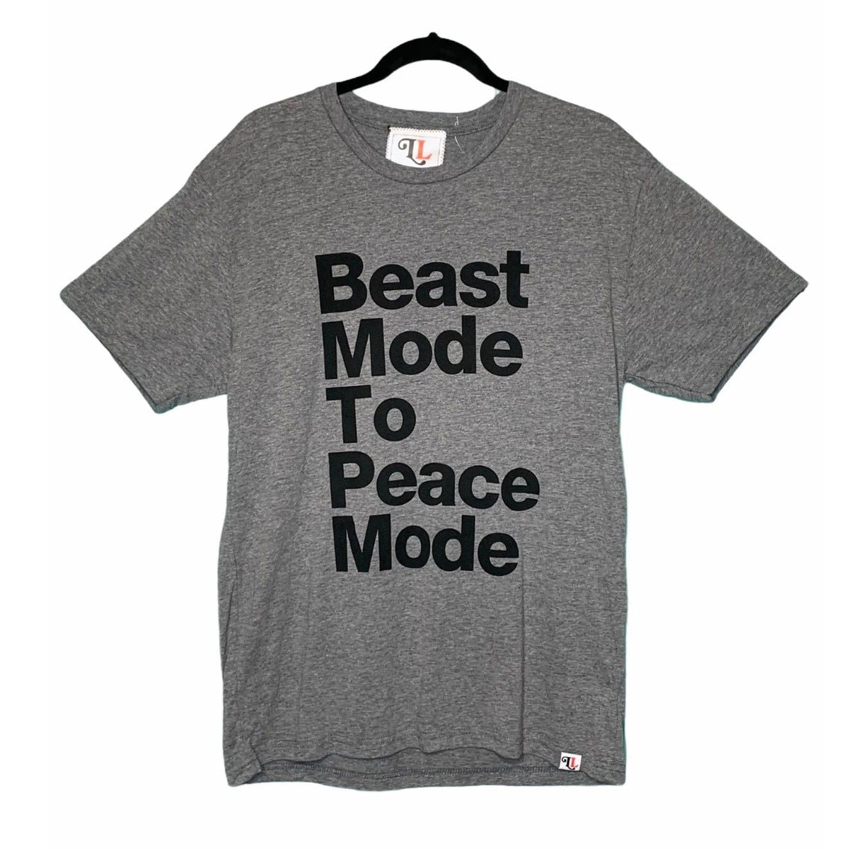 The Let Love Collection Gray Soft Trendy Graphic Size XL Unisex