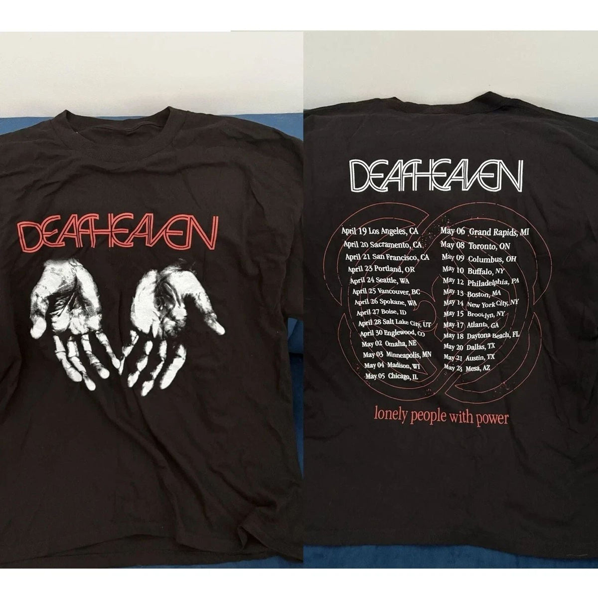 Deafheaven 2025 Tour Lonely People With Power Tour Shirt Unisex