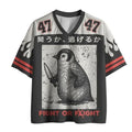 Funny Fight Or Flight Printed Jersey Shirts Unisex