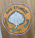 NWT King Stingray Yolyn Surf Rock Brown Large L Lg band Unisex