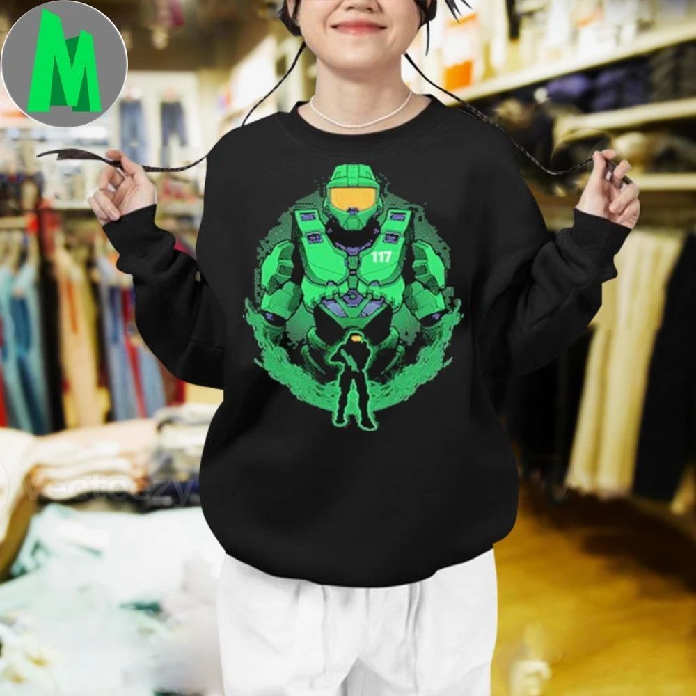 Master Chief Spartan-117 Shadowwork Shirt Unisex