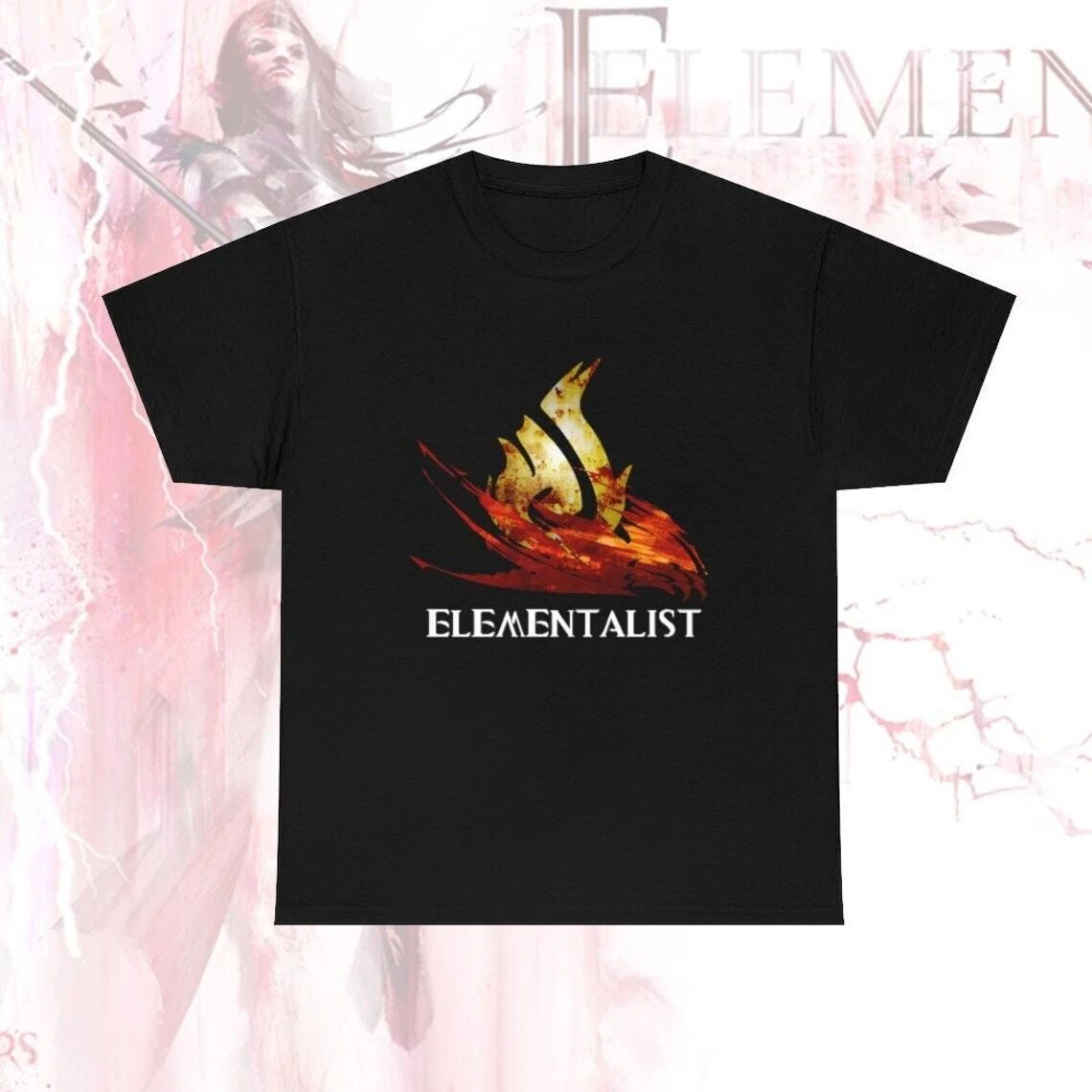 GW2 Elementalist profession Fantasy medieval Wars MMORPG gamer Unisex