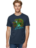 Hydra-Snake Mens Graphic Tee, 100% Cotton, Casual Summer Wear Unisex