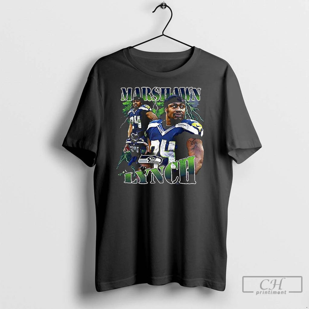 Premium Marshawn Lynch Seahawks Legendary Graphic Unisex