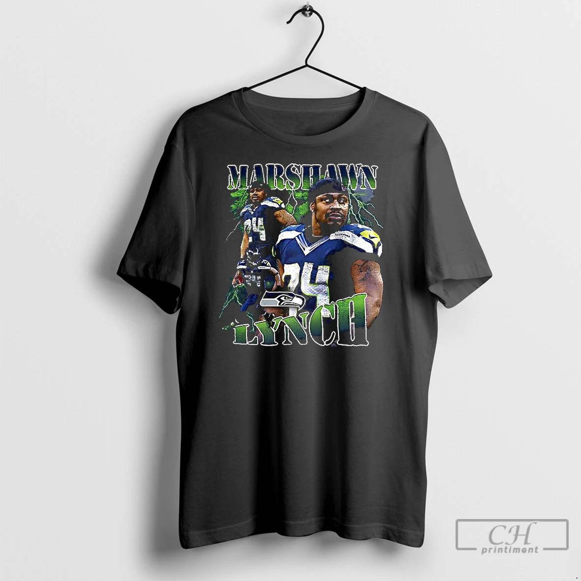 Premium Marshawn Lynch Seahawks Legendary Graphic Unisex