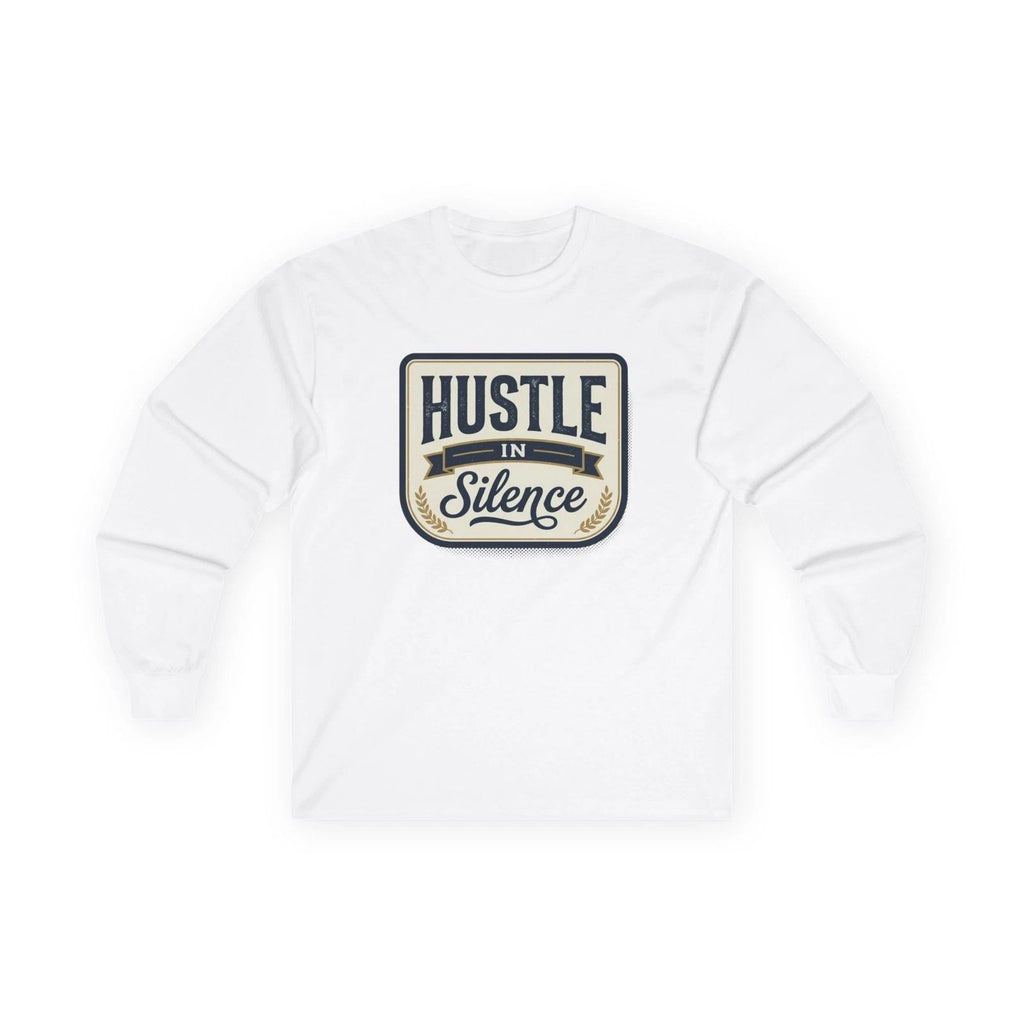 Hustle in Silence | Motivational graphic shirt Unisex