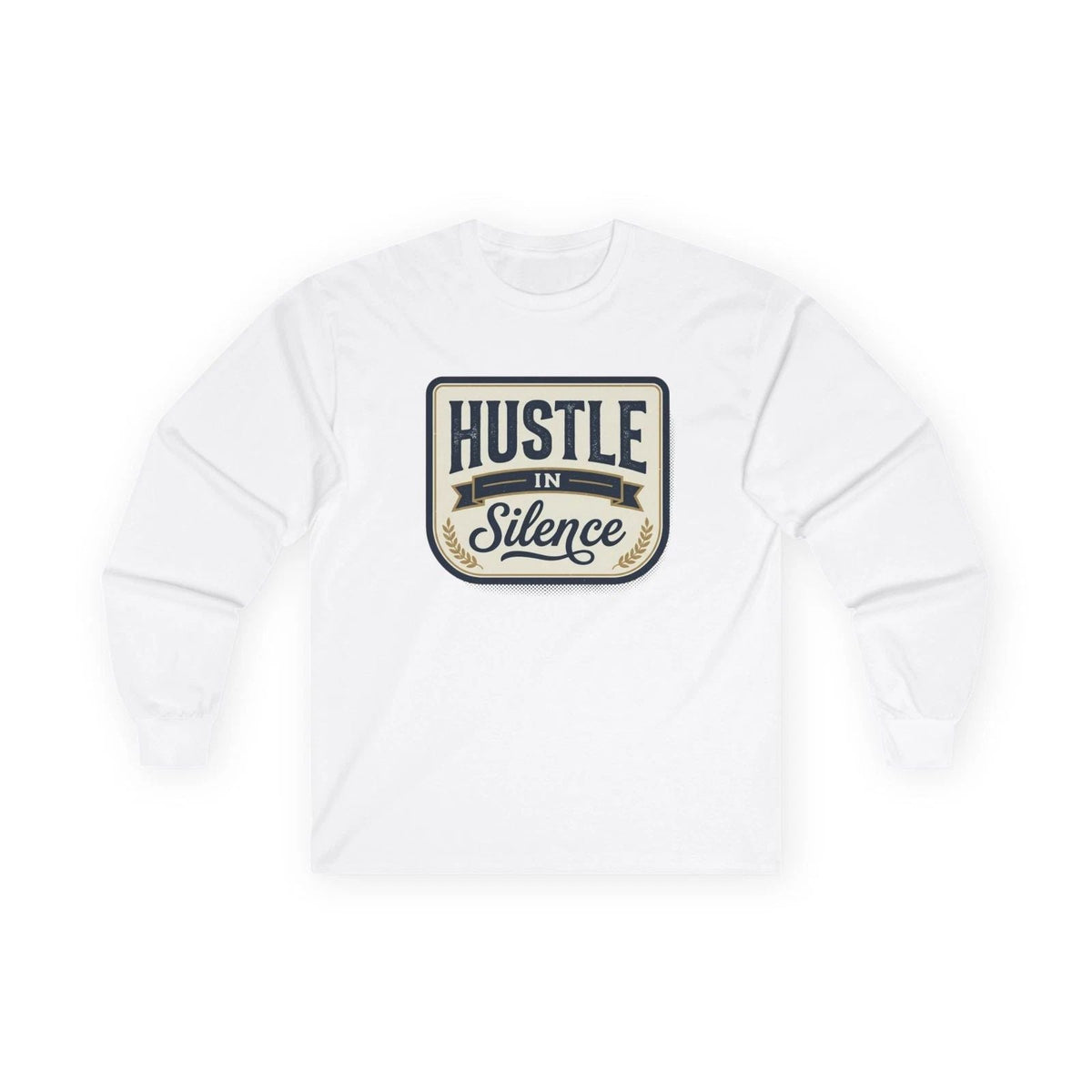 Hustle in Silence | Motivational graphic shirt Unisex