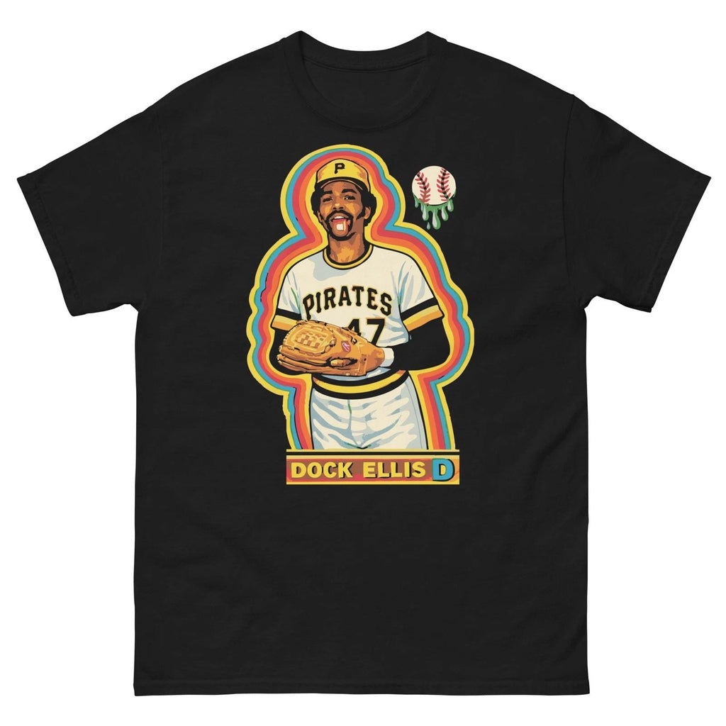 Dock Ellis D Baseball Graphic T Shirt Unisex classic tee Unisex