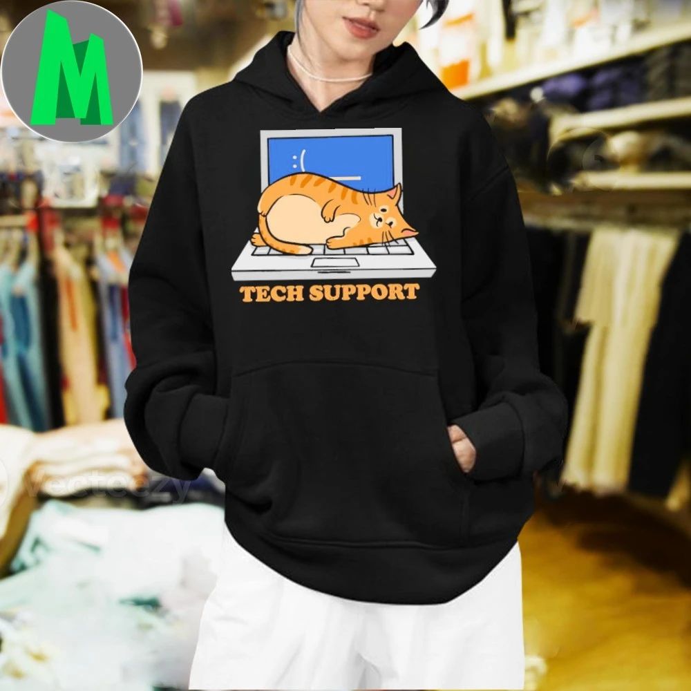 Tech Support Cat Shirt Unisex