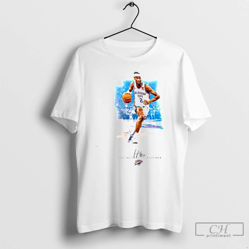 Premium Oklahoma City Thunder Shai Gilgeous Alexander Player Signature T Shirts Unisex