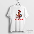 Classic Crazy Chicken Cartoon F Caw F Santa Chrismas T Shirts Unisex