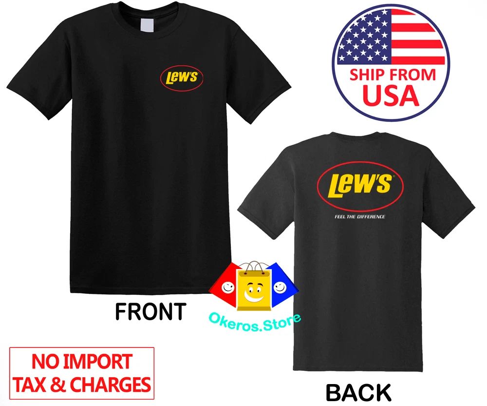 Lew's Fishing Reels Men's Black Size S to 3XL Unisex