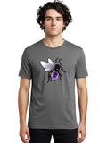 Cartoon-Bee-1 Mens Graphic Tee, 100% Cotton, Casual Summer Wear Unisex
