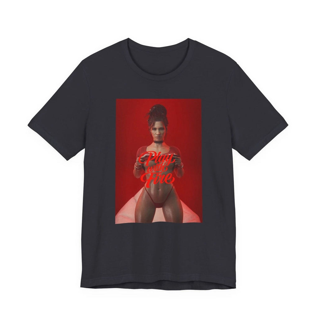 EURO/UK - Sexy Cyberpunk Bikini Retro Tee Streetwear Casual Graphic Edgy Unisex