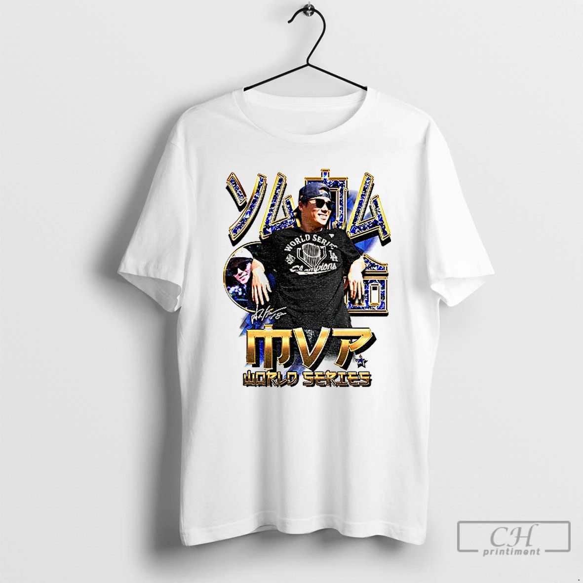 Premium Yoshinobu Yamamoto Mvp World Series Signature T Shirts Unisex