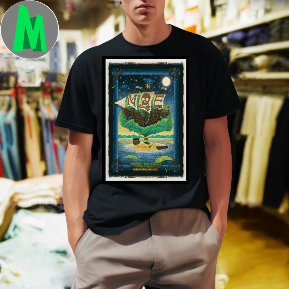 Adirondack Independence Music Festival 2025 Moe. Band Poster Shirt Unisex