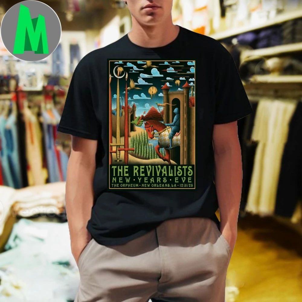 Original The Revivalists Dec 31 2025 New Orleans LA Poster Shirt Unisex