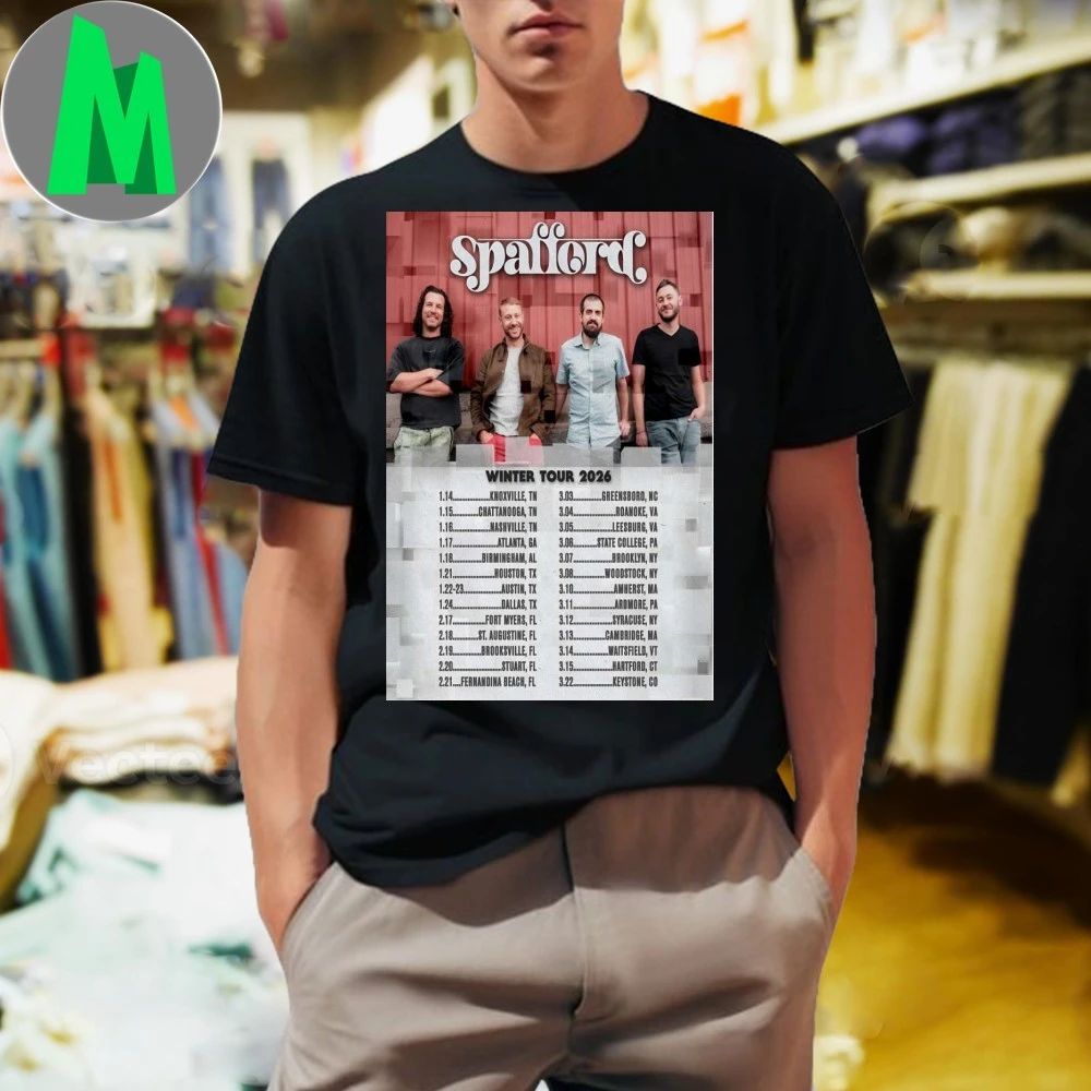 Spafford Winter Tour 2026 Poster Shirt Unisex