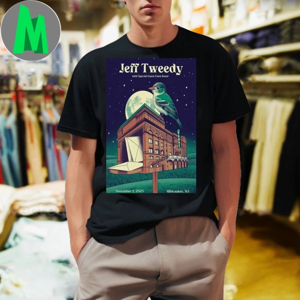 Jeff Tweedy Event Nov 5 2025 The Pabst Theater Poster Shirt Unisex