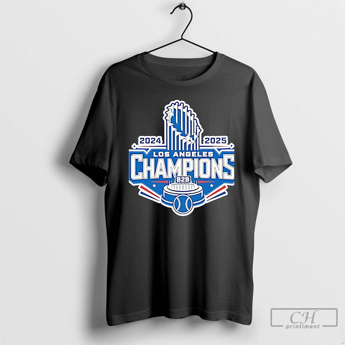 Classic La Dodgers 2024 2025 B2b World Series Champions Christmas T Shirts Unisex