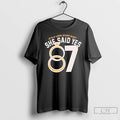 Classic Travis Kelce Its A Love Story Baby Just Say Yes T Shirts Unisex