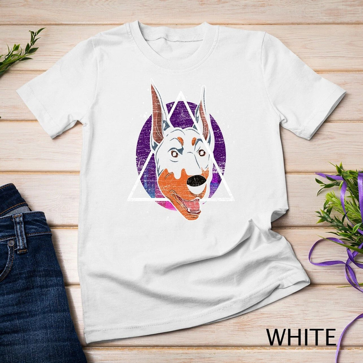 Dog Owner Animal Lover Pet Vaporwave Dog Lover Doberman Unisex Unisex