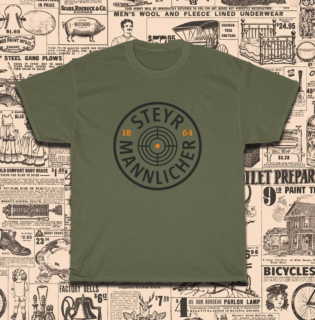 New Steyr Arms Mannlicher Logo American Size S-5XL Unisex