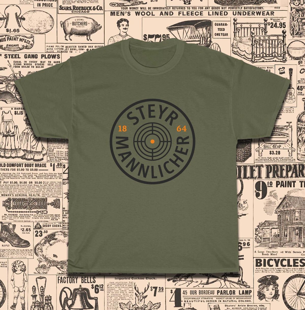 New Steyr Arms Mannlicher Logo American Size S-5XL Unisex