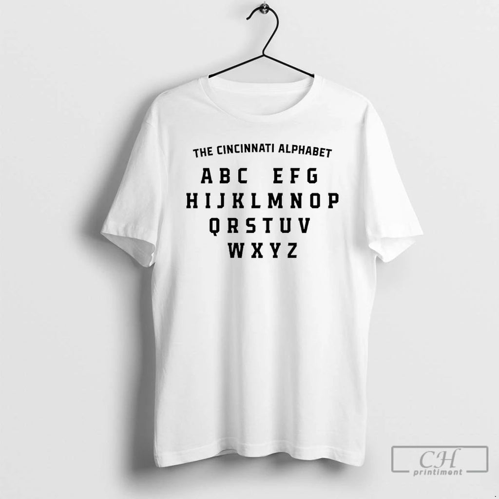 Premium The Cincinnati Alphabet T Shirts Unisex
