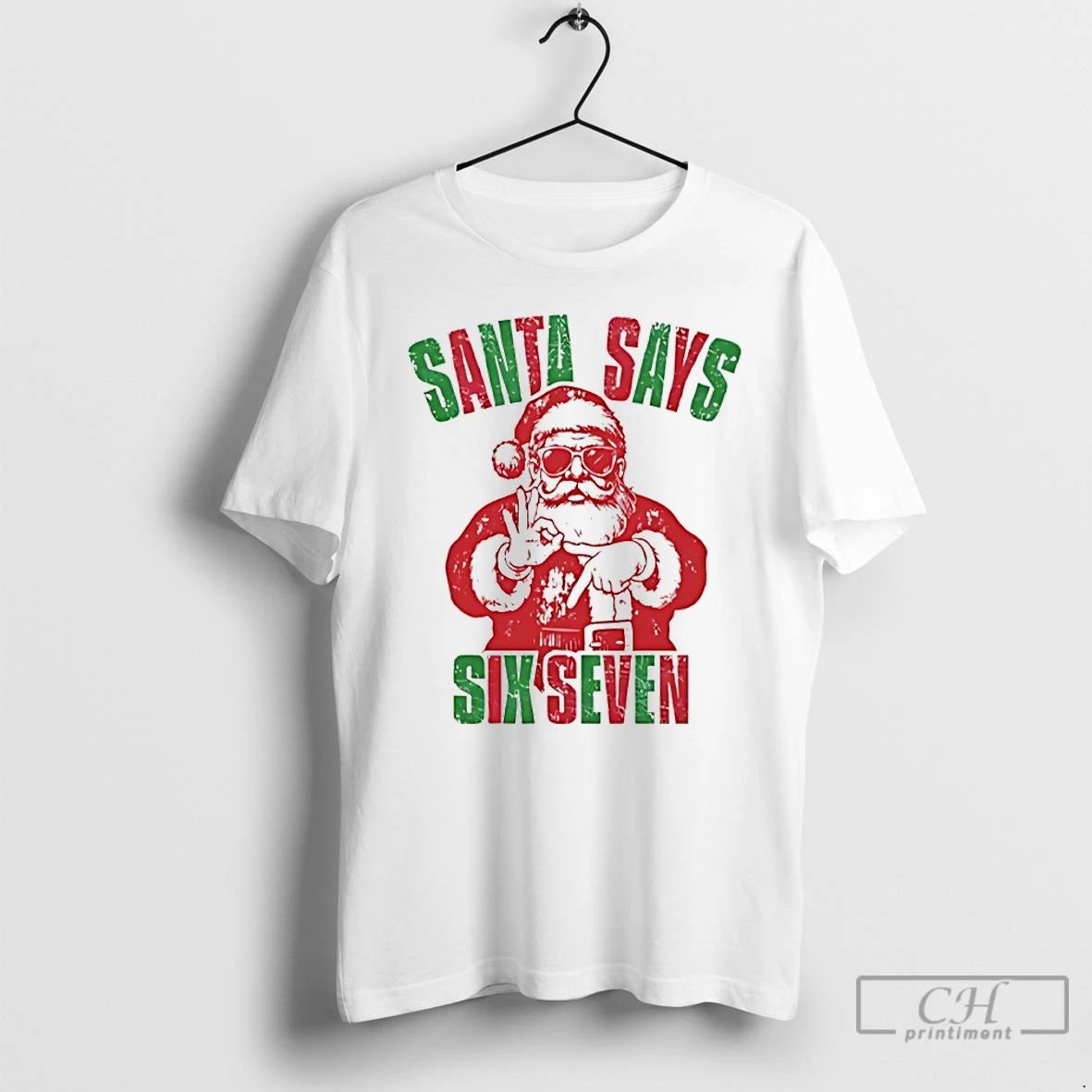 Classic Santa Claus Six Seven Christmas 2025 T Shirts Unisex