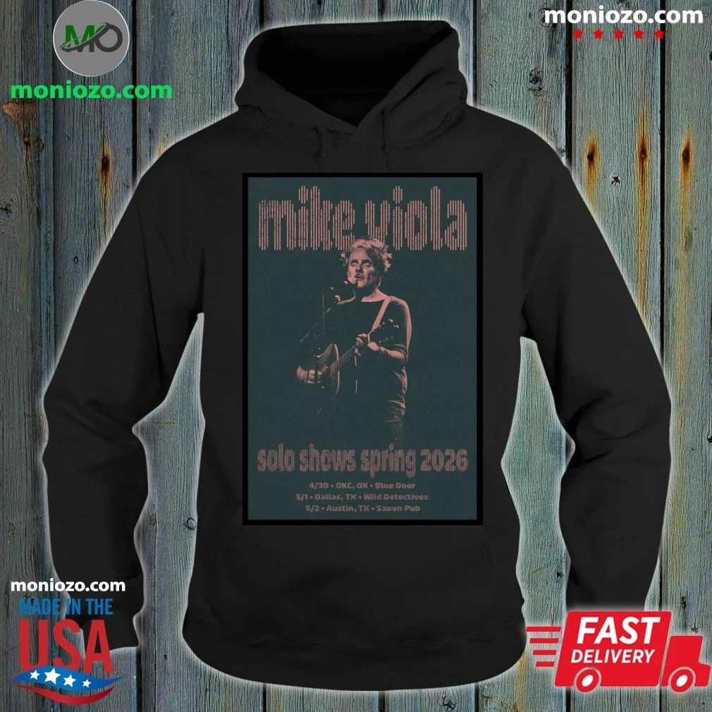 Mike Viola Spring 2026 Solo Tour Poster Shirt Unisex