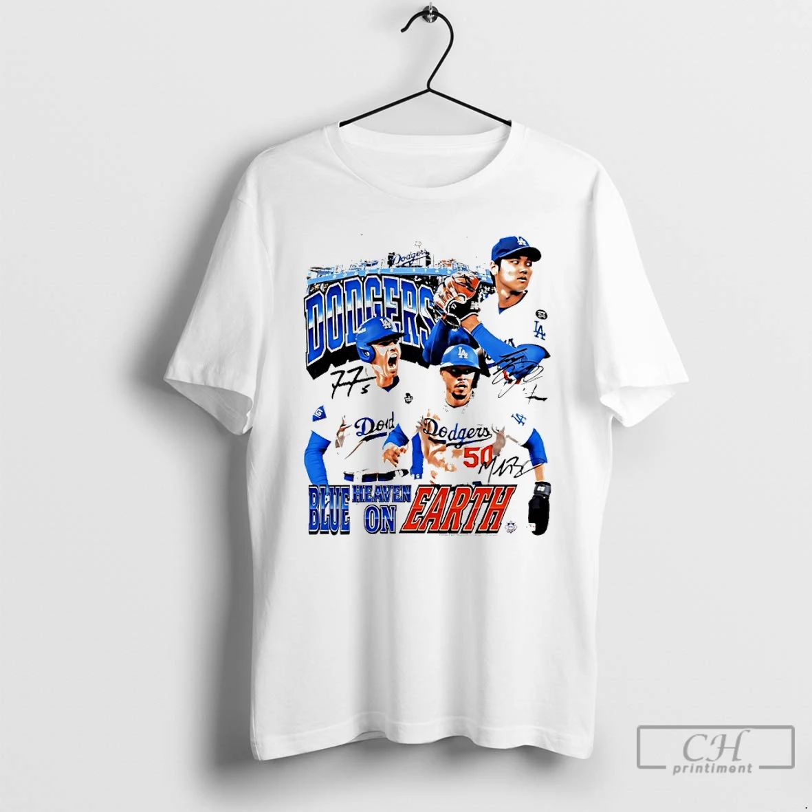 Classic Dodgers Blue Heaven On Earth T Shirts Unisex
