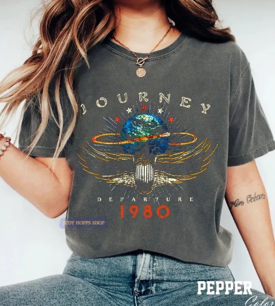 Journey Rock Band Tee, Journey Band Unisex