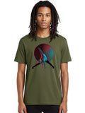 Person-Doing-Yoga-Pose Mens Graphic Tee, 100% Cotton, Casual Summer Wear Unisex