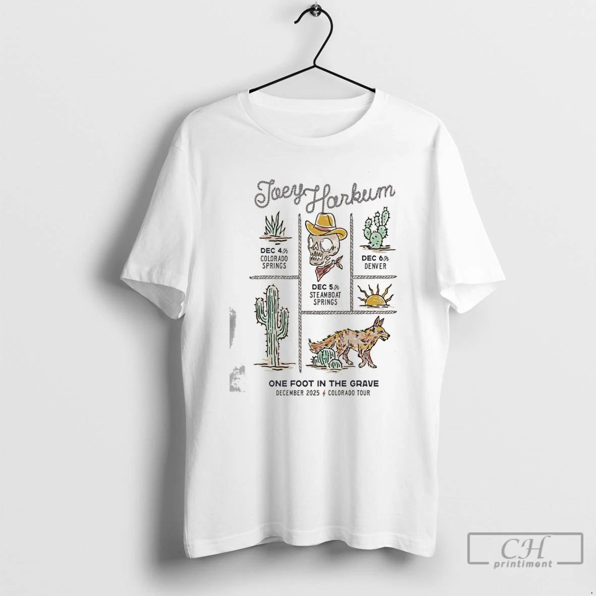 Premium Joey Harkum Colorado Tour On Dec 4 6 2025 T Shirts Unisex