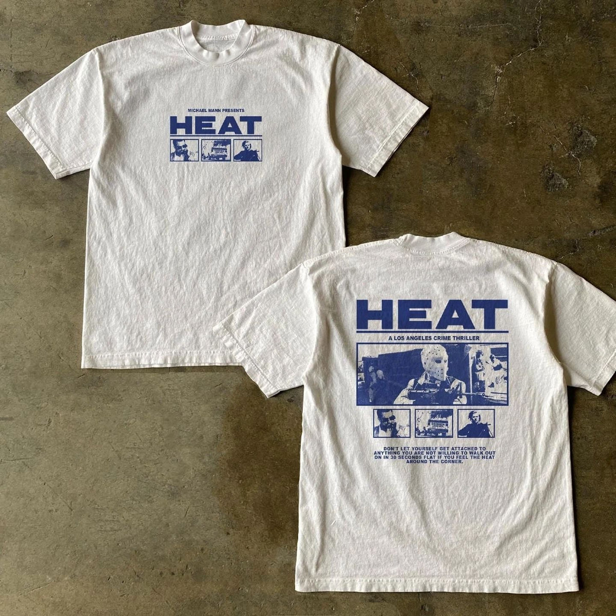 Retro HEAT Movie Graphic 2-Sided Unisex Tee S-5XL Unisex