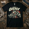 Stay Greasy Rat Rod Possum Lowbrow Art Graphic Tee Hot Rod Garage XS-5X Unisex