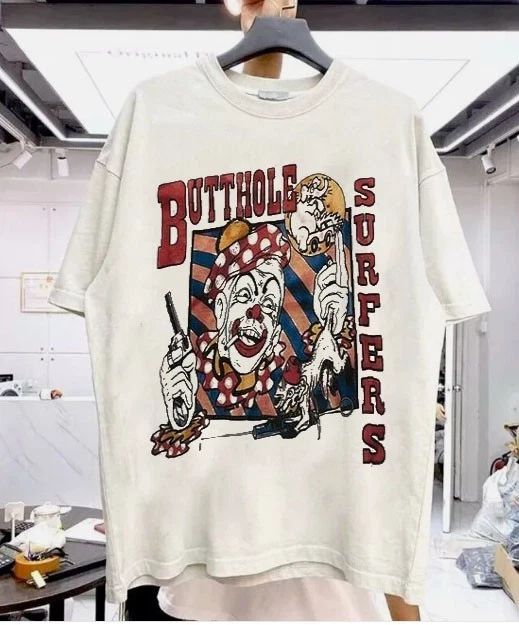 Butthole Surfers Band Tshirt Rare Design White Unisex Men Women S-5XL KH17735 Unisex